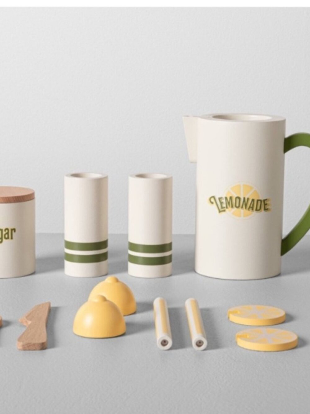 Hearth & Hand with Magnolia – Wood Lemonade Set (13‑Piece) - Picture 4 of 6